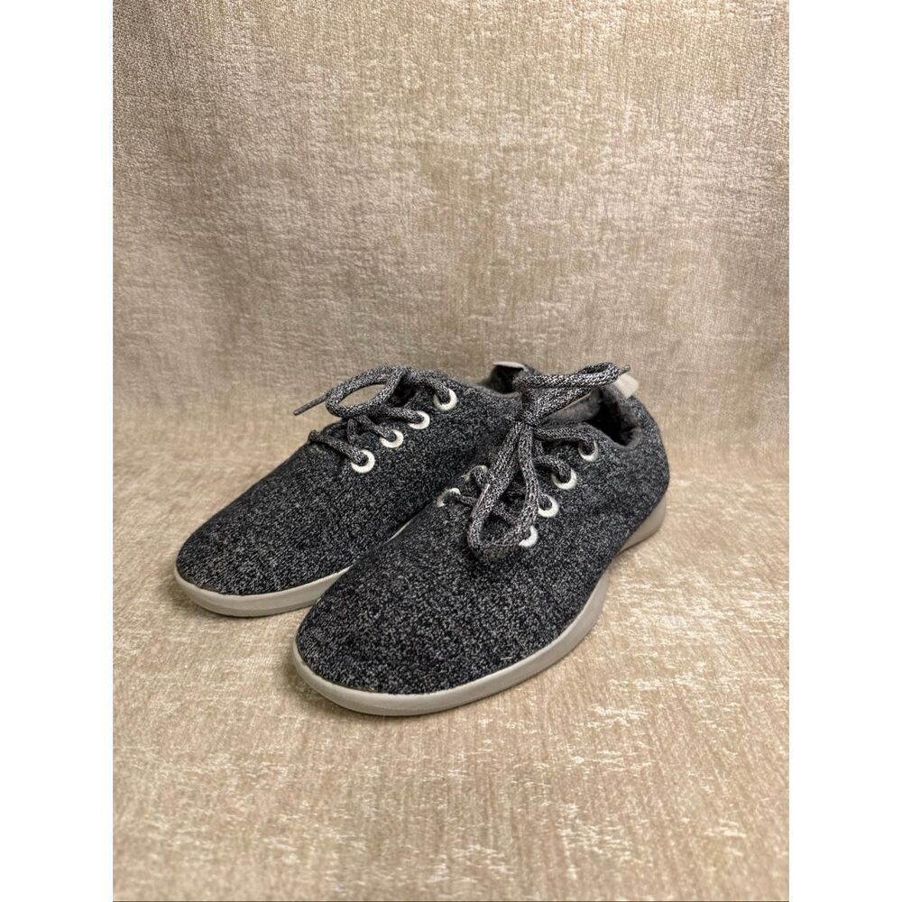 Allbirds Women's Lace Up Merino Wool Runners Sneakers Shoes Heather Gray Size 7